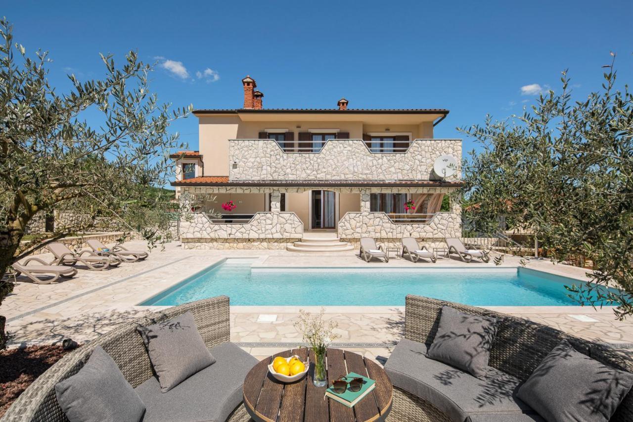 Villa Vesna With Sauna, Hot Tub Potpićan 外观 照片